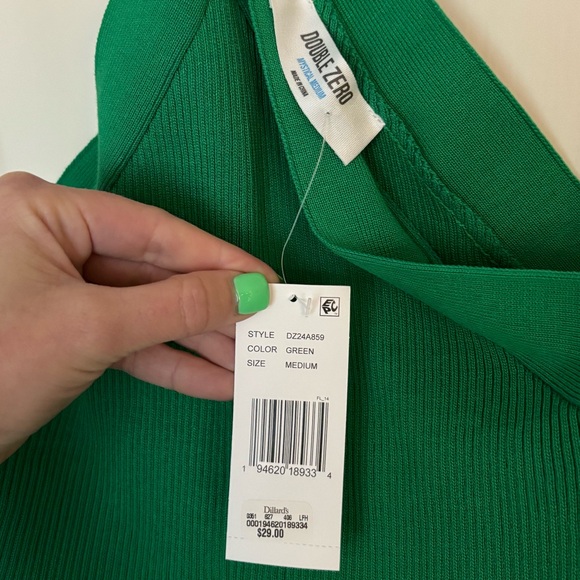 NWT Rib Knit Halter Top (M) - Picture 4 of 5